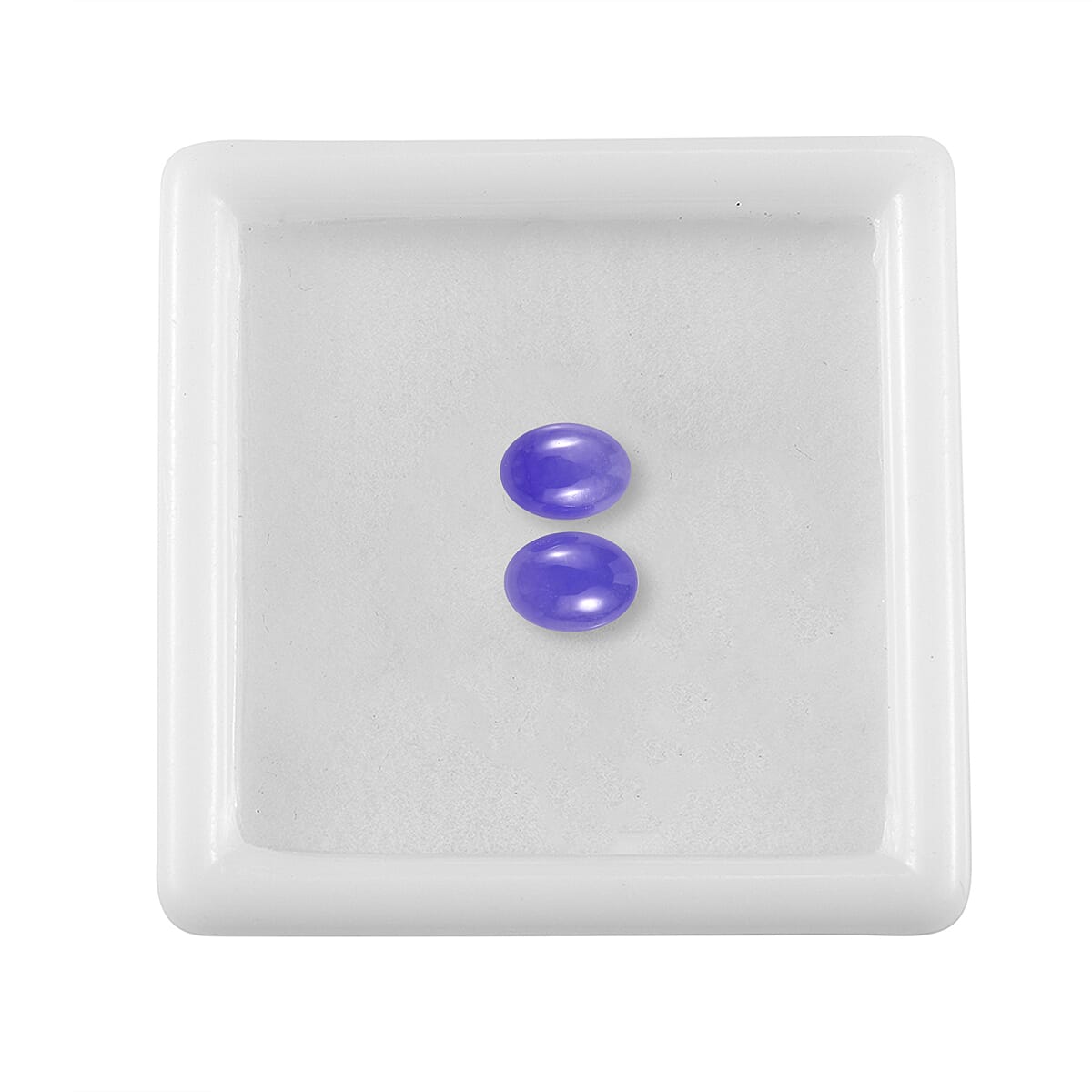Purple Jade (D) Set of 2 (Ovl 7x5 mm) 2.01 ctw Loose Gemstone image number 3