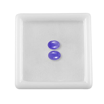 Purple Jade (D) Set of 2 (Ovl 7x5 mm) 2.01 ctw Loose Gemstone