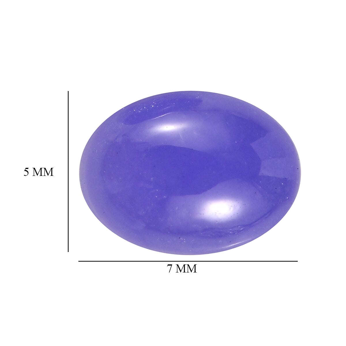 Purple Jade (D) Set of 2 (Ovl 7x5 mm) 2.01 ctw Loose Gemstone image number 4