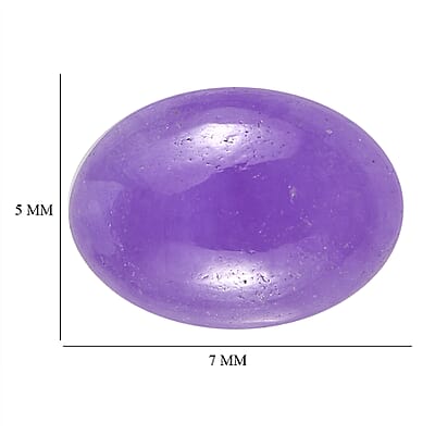 AA Purple Jade (D) Set of 2 (Ovl 7x5 mm) 1.74 ctw Loose Gemstone