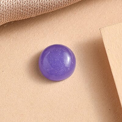 Purple Jade (D) (Rnd 6 mm) 0.92 ctw Loose Gemstone