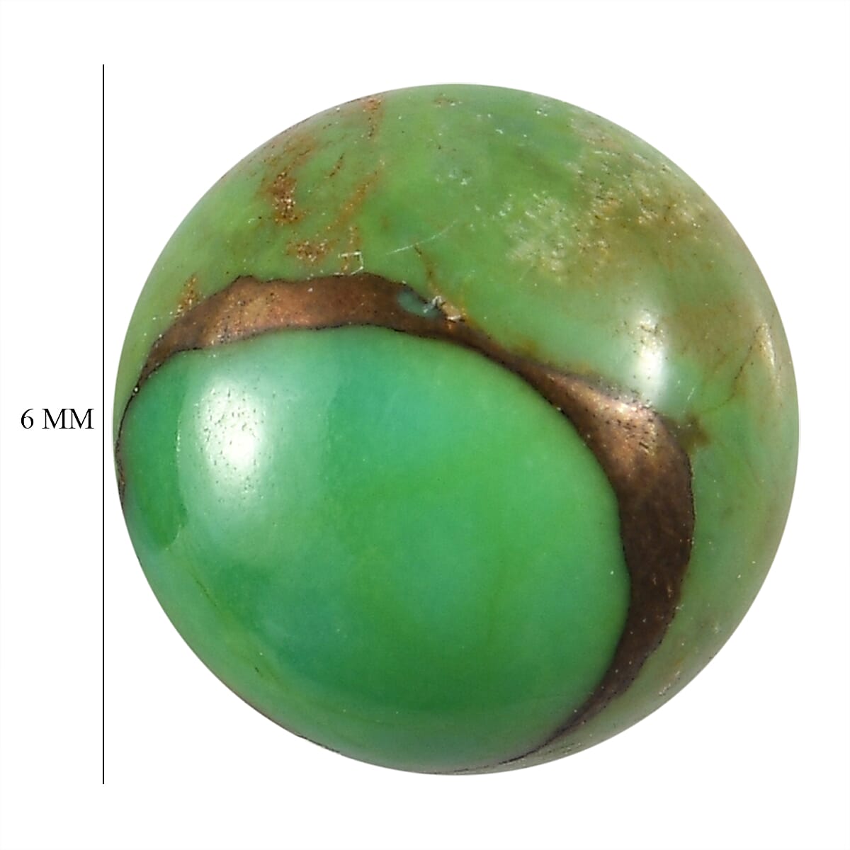 AA Mojave Green Turquoise Set of 2 (Rnd 6 mm) 1.47 ctw image number 4