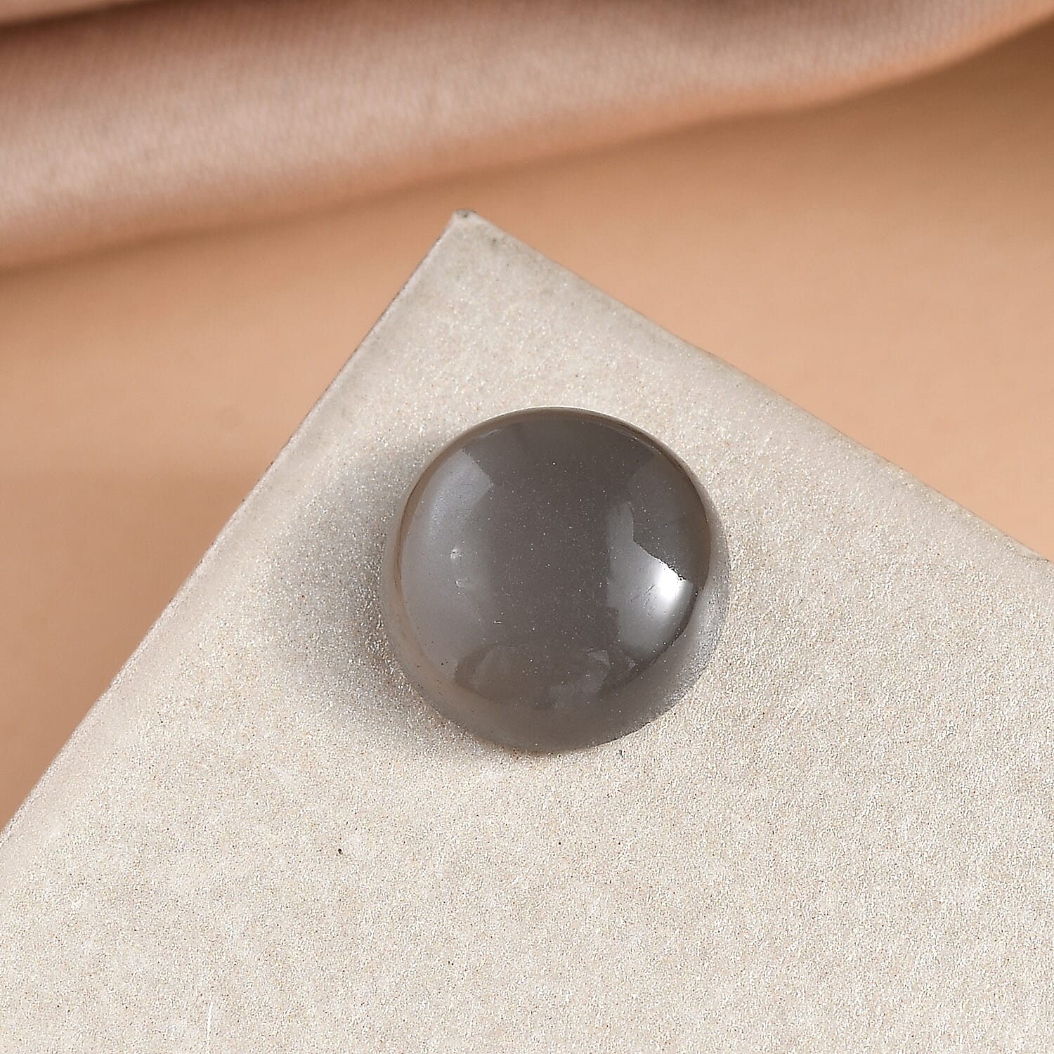 Grey Moonstone (Rnd 10 mm) 3.45 ctw Loose Gemstone