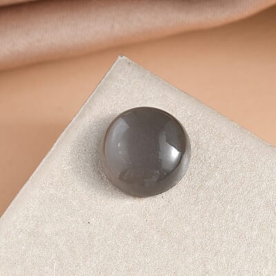 Grey Moonstone (Rnd 10 mm) 3.45 ctw Loose Gemstone