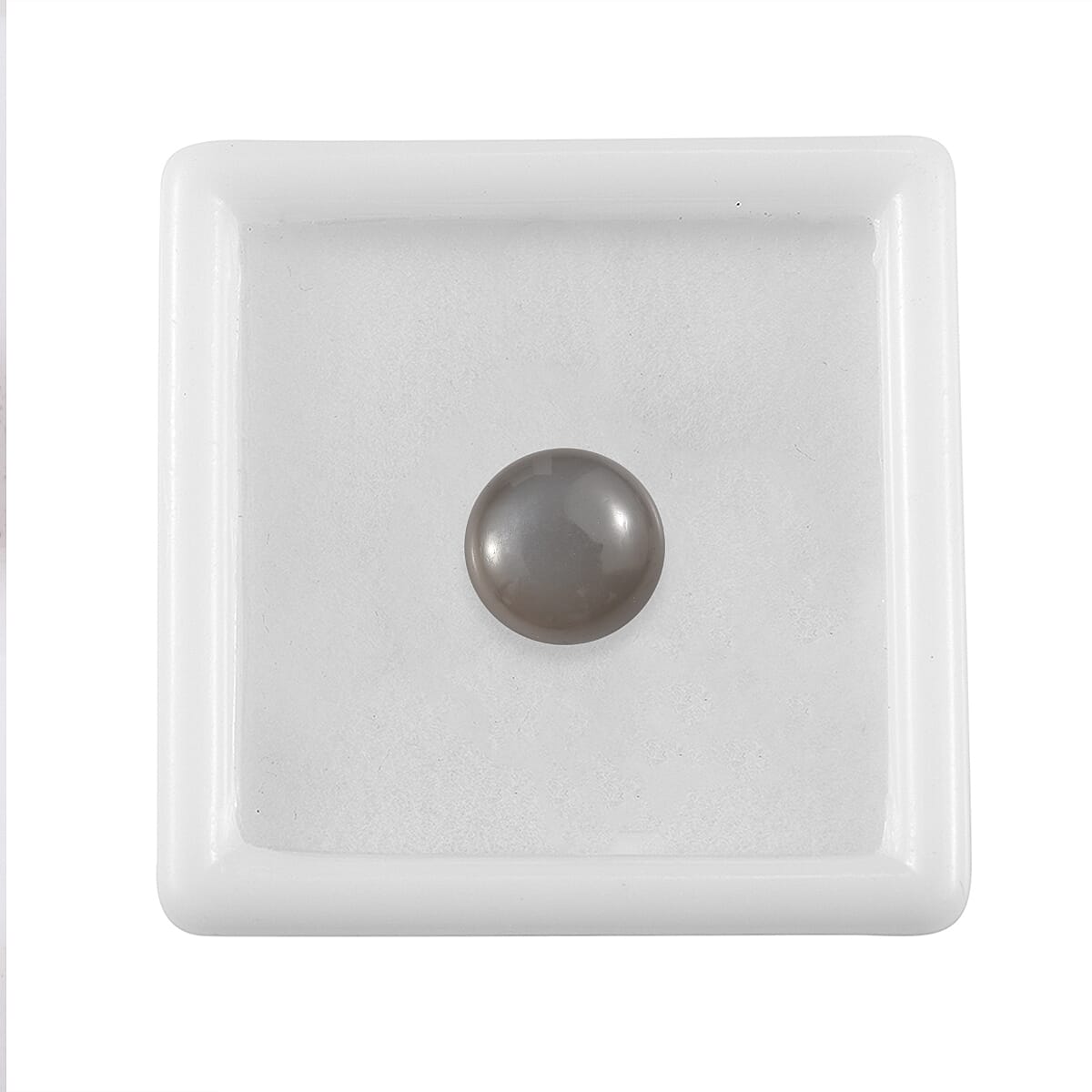 Grey Moonstone (Rnd 10 mm) 3.45 ctw Loose Gemstone