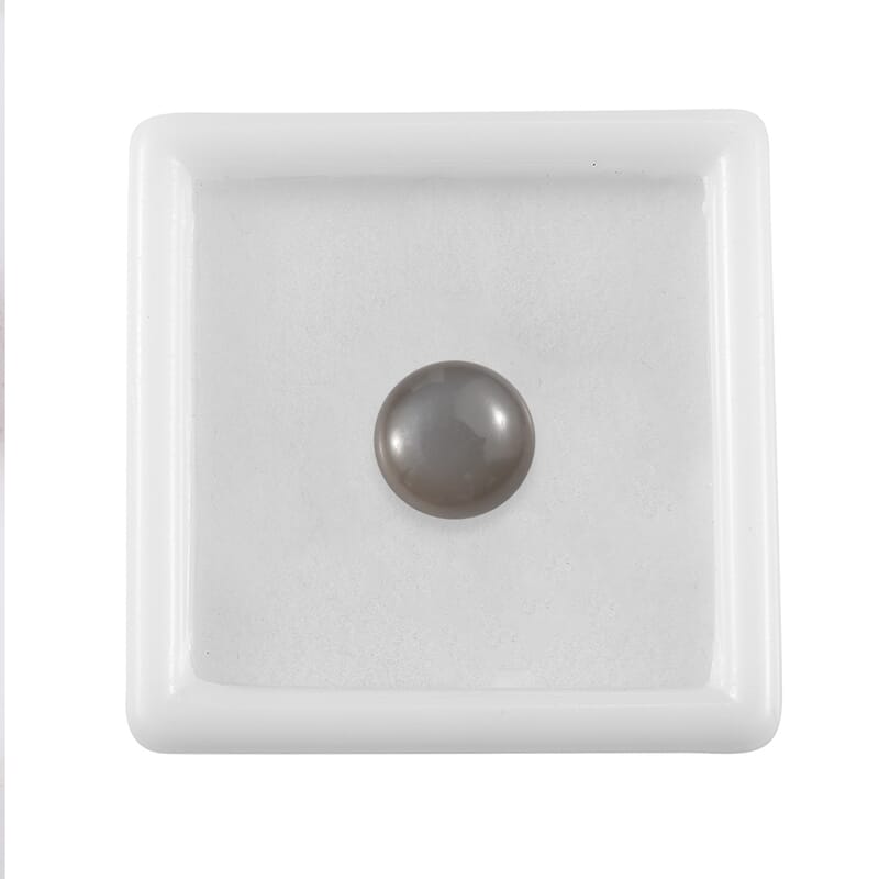 Grey Moonstone (Rnd 10 mm) 3.45 ctw Loose Gemstone