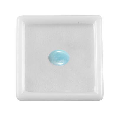 Larimar (Ovl 9x7 mm) 1.89 ctw Loose Gemstone