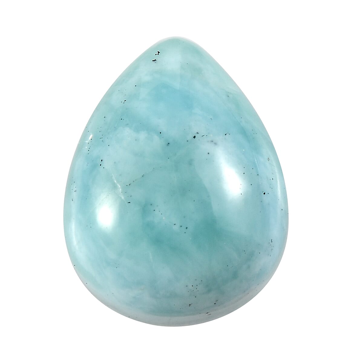 Larimar (Pear 10x8 mm) 3.04 ctw Loose Gemstone