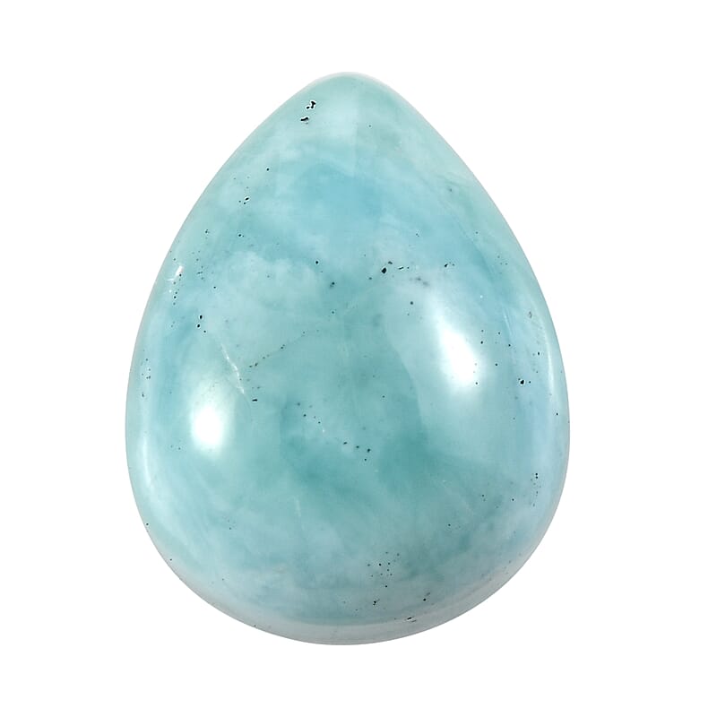 Larimar (Pear 10x8 mm) 3.04 ctw Loose Gemstone