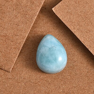 Larimar (Pear 10x8 mm) 3.04 ctw Loose Gemstone