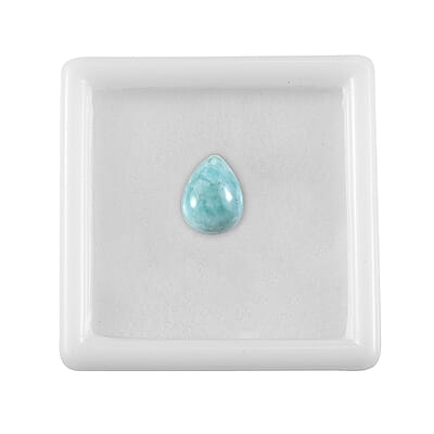 Larimar (Pear 10x8 mm) 3.04 ctw Loose Gemstone