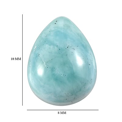 Larimar (Pear 10x8 mm) 3.04 ctw Loose Gemstone