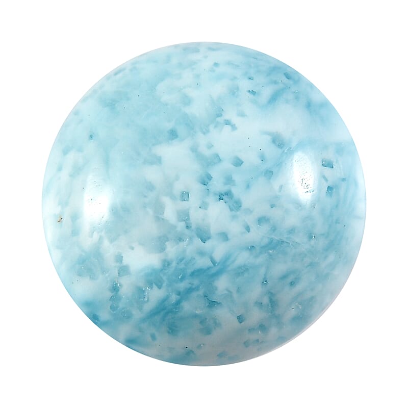 Larimar (Rnd 8 mm) 2.10 ctw Loose Gemstone