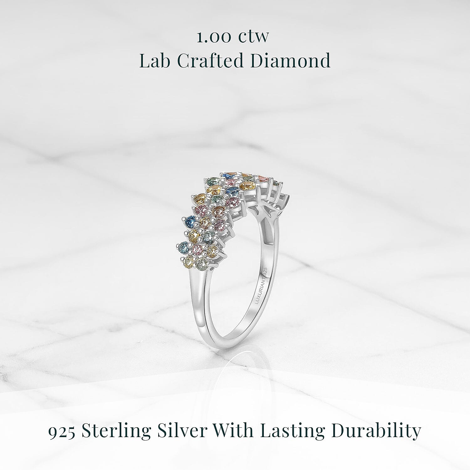Rhodium Over Sterling Silver / 7 - Product card gallery slide 3 (10178186412345)