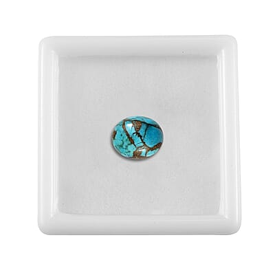 Mojave Blue Turquoise Set of 2 (Ovl 12x10 mm) 3.72 ctw Loose Gemstone