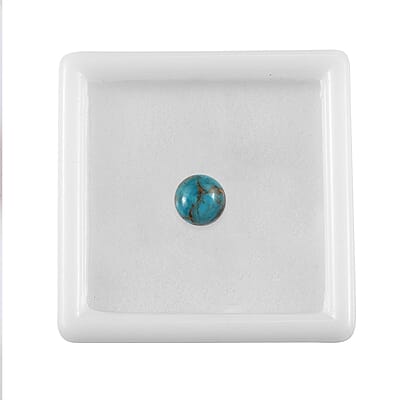 AA Mojave Blue Turquoise (Rnd 7 mm) 1.10 ctw Loose Gemstone