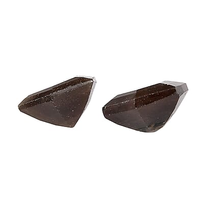 Chocolate Sapphire Set of 2 (Hexagon 6 mm) 2.14 ctw Loose Gemstone