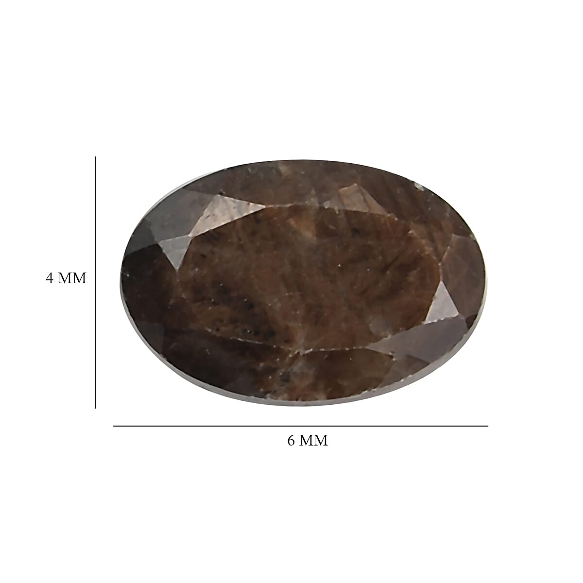 Chocolate Sapphire Set of 3 (Ovl 6x4 mm) 1.54 ctw Loose Gemstone