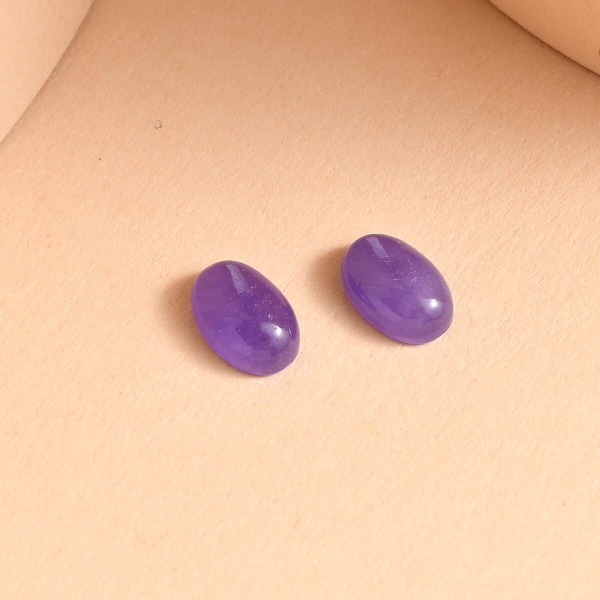 AA Purple Jade (D) Set of 2 (Ovl 6x4 mm) 1.07 ctw image number 1