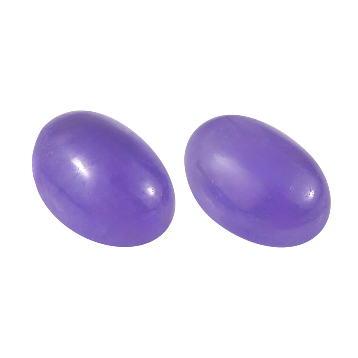 AA Purple Jade (D) Set of 2 (Ovl 6x4 mm) 1.07 ctw image number 2