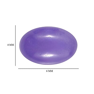 AA Purple Jade (D) Set of 2 (Ovl 6x4 mm) 1.07 ctw Loose Gemstone