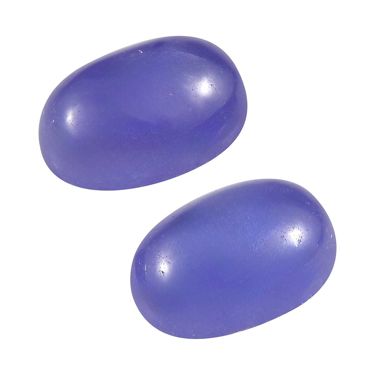 AAA Purple Jade (D) Set of 2 (Ovl 7x5 mm) 1.88 ctw Loose Gemstone