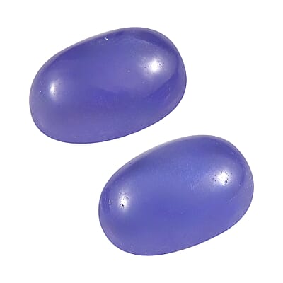 AAA Purple Jade (D) Set of 2 (Ovl 7x5 mm) 1.88 ctw Loose Gemstone