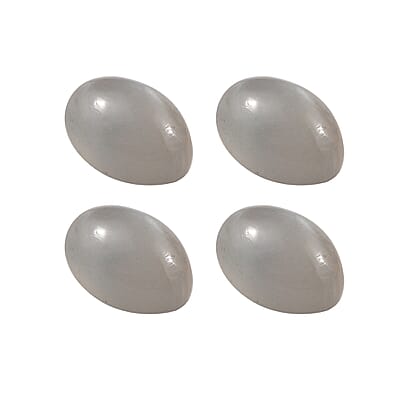 Grey Moonstone Set of 4 (Ovl 5x3 mm) 1.05 ctw Loose Gemstone