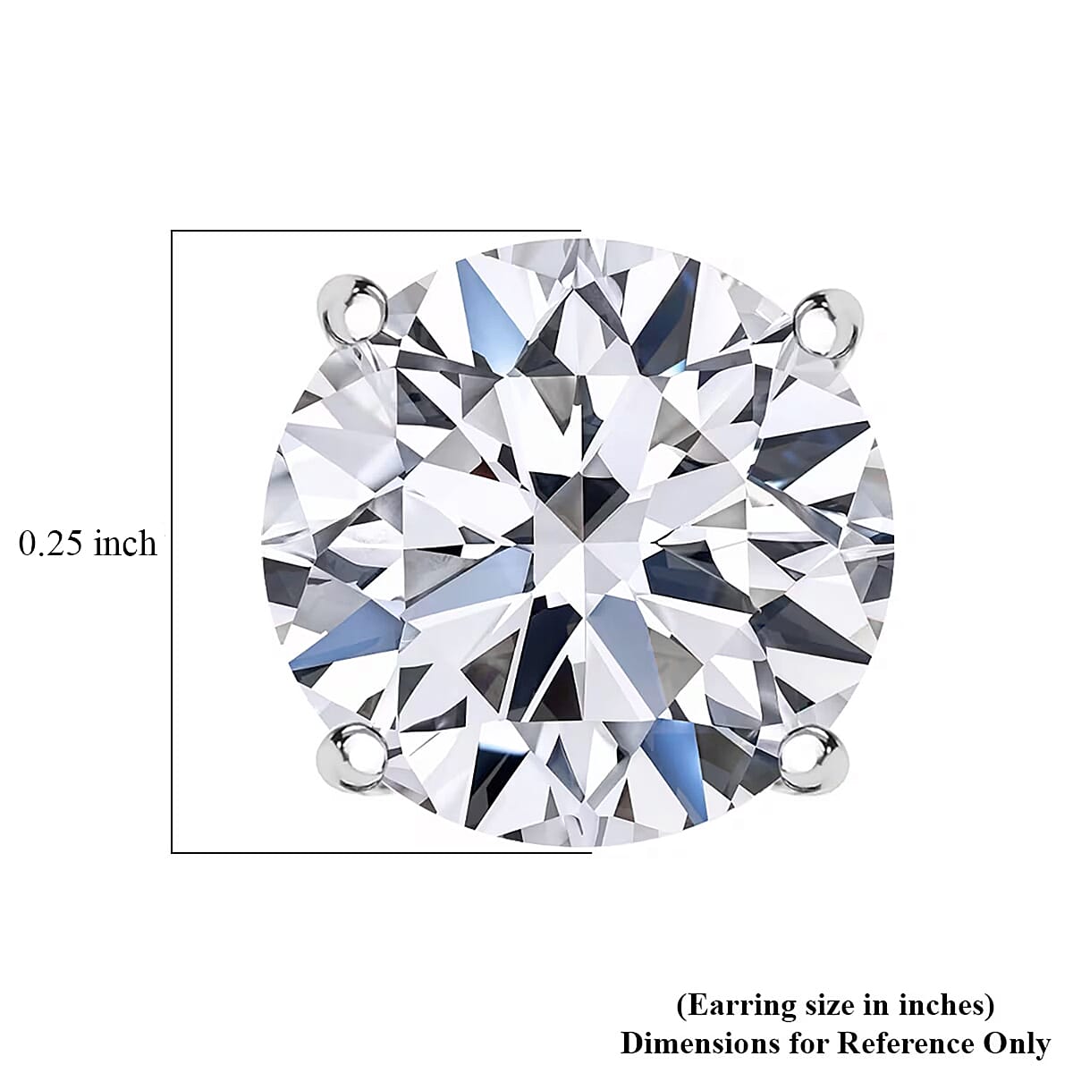 IGI Certified Luxuriant Lab Grown Diamond E-F VS 2.00 ctw Solitaire Stud Earrings in 950 Platinum image number 10