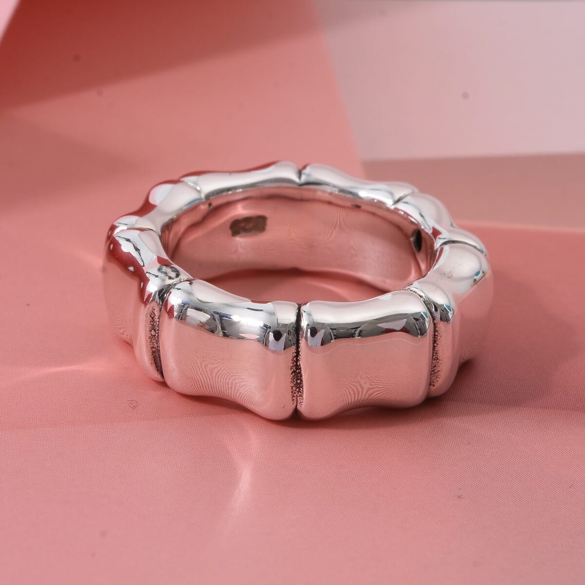 D'Joy Bamboo Band Ring in Sterling Silver (Size 6.0) 4.50 Grams image number 1