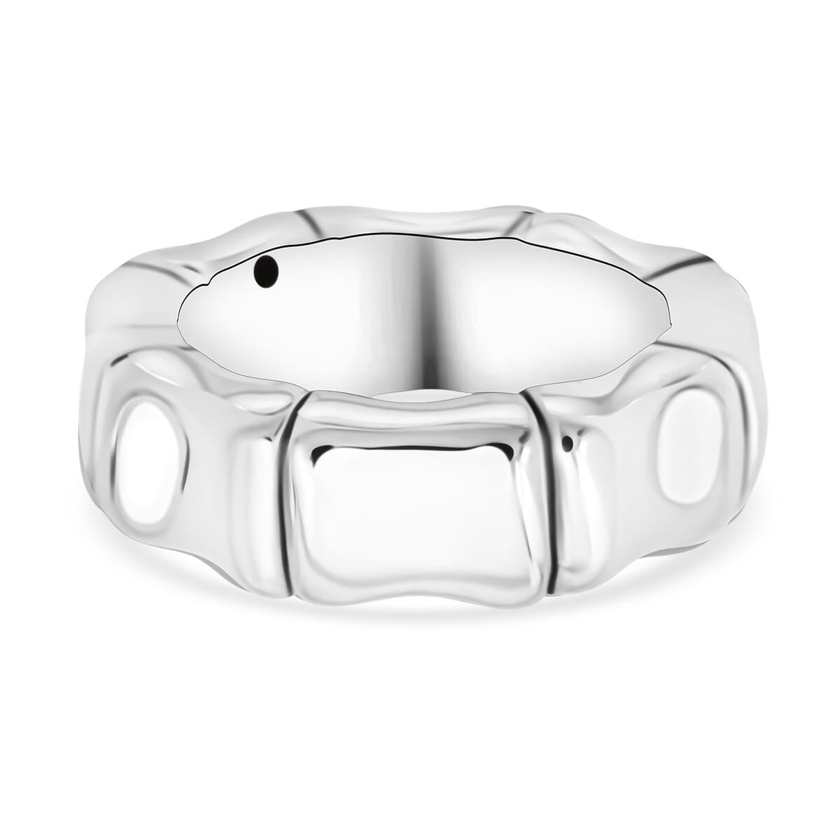 D'Joy Bamboo Band Ring in Sterling Silver (Size 6.0) 4.50 Grams image number 4