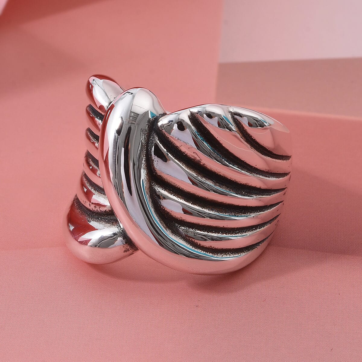 D'Joy Wave Ring in Sterling Silver (Size 6.0) 4.50 Grams image number 1