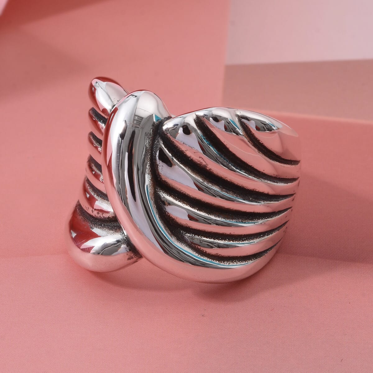 D'Joy Wave Ring in Sterling Silver (Size 8.0) 4.50 Grams image number 1