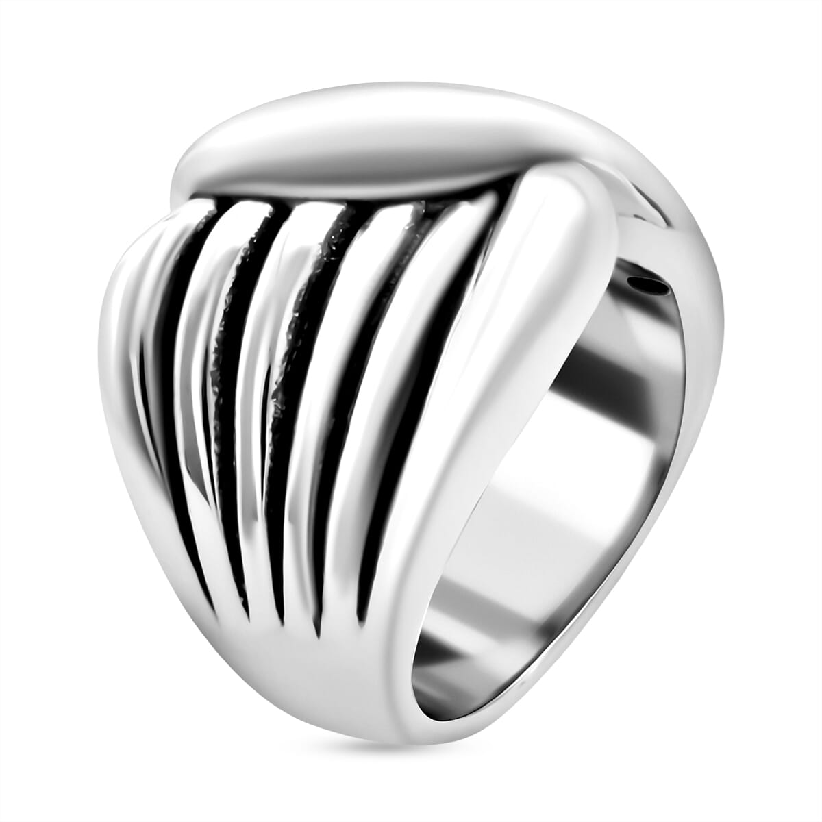 D'Joy Wave Ring in Sterling Silver (Size 8.0) 4.50 Grams image number 3