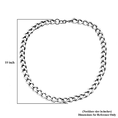 D'Joy Fancy Link Chain Necklace in Sterling Silver 39.85 Grams 20 Inches