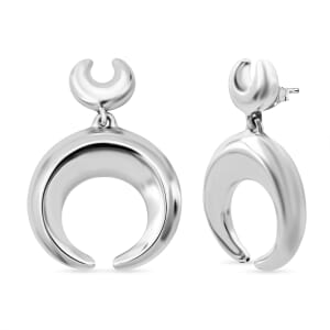 D'Joy Horn Earrings in Sterling Silver 12 Grams