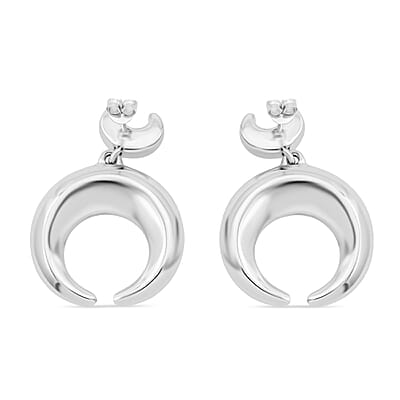 D'Joy Horn Earrings in Sterling Silver 12 Grams