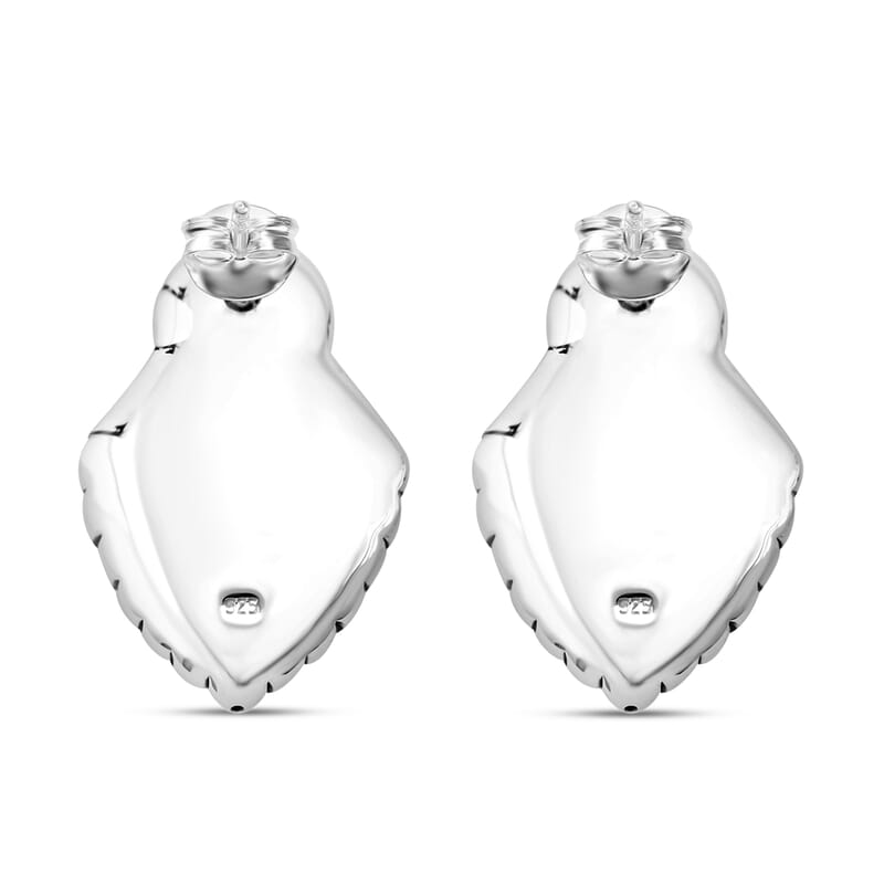 D'Joy Seashell Earrings in Sterling Silver 9.10 Grams