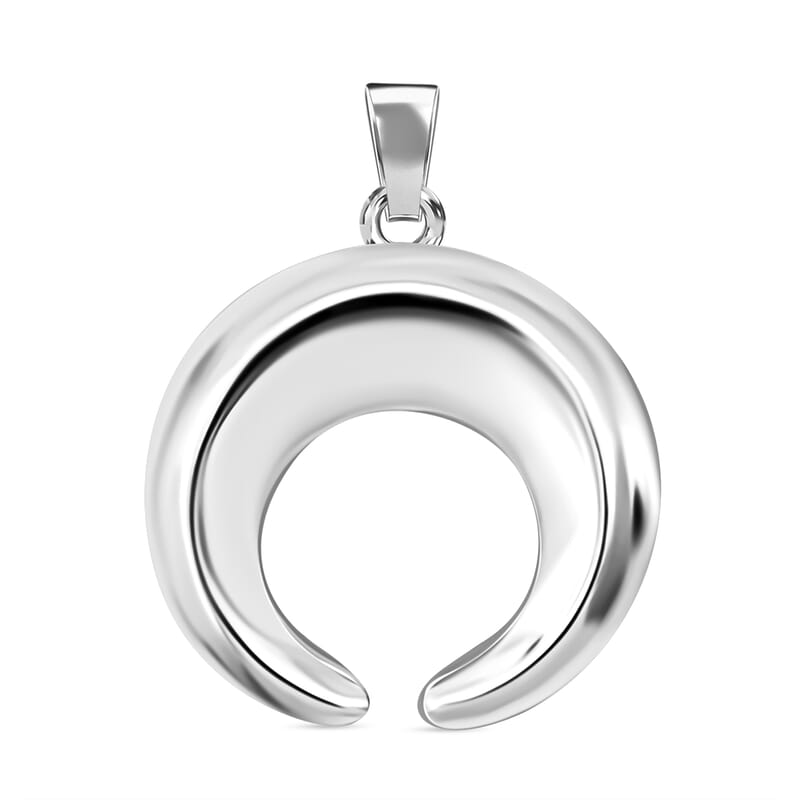 D'Joy Horn Pendant without Chain in Sterling Silver 7.35 Grams