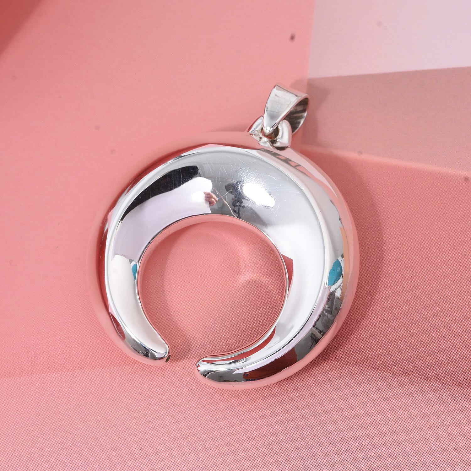 D'Joy Horn Pendant without Chain in Sterling Silver 7.35 Grams