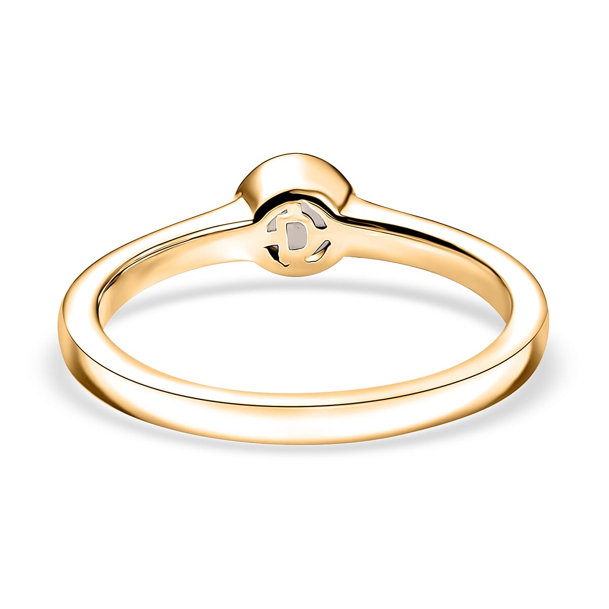 D'Joy Poke Free Freshwater Pearl Solitaire Ring in 18K Vermeil Yellow Gold Over Sterling Silver (Size 10.0) image number 4