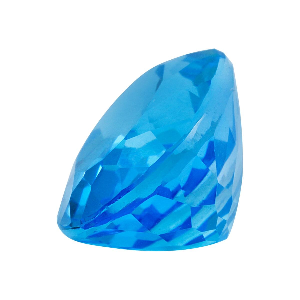 AAAA Swiss Blue Topaz (Ovl 18x13 mm) 13.00 ctw image number 1