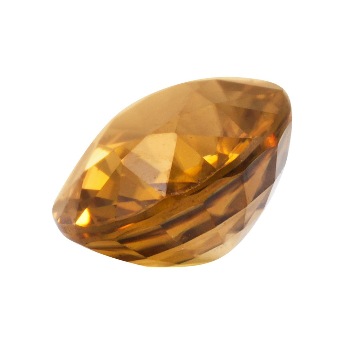 AAAA Golden Zircon (Ovl 9x7 mm) 2.30 ctw image number 1