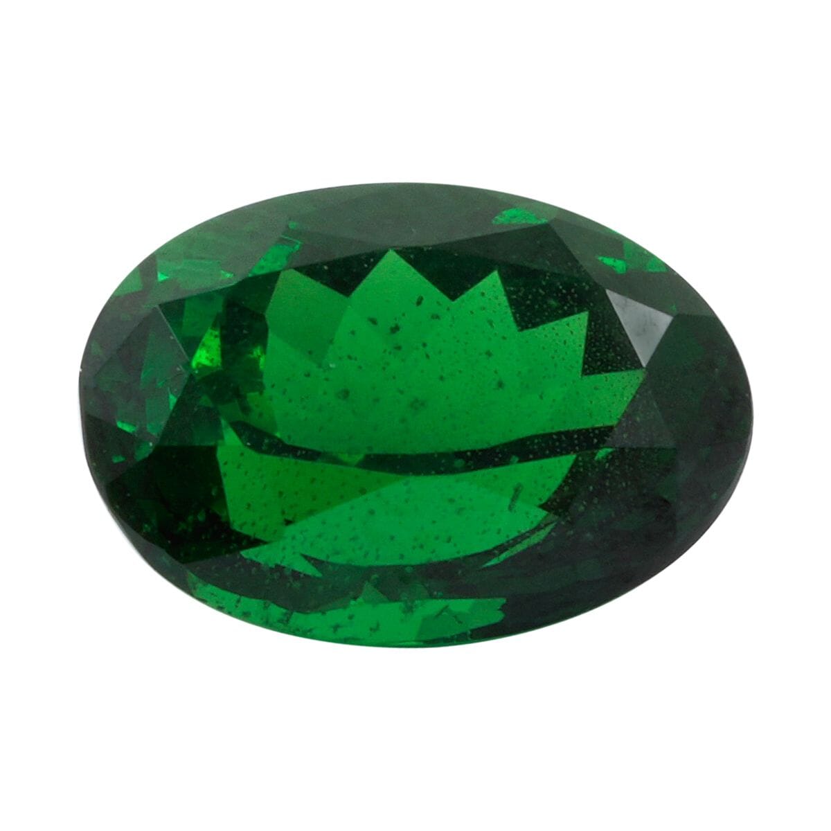 Certified & Appraised AAAA Tsavorite Garnet (Oval Free Size) 1.50 ctw image number 0