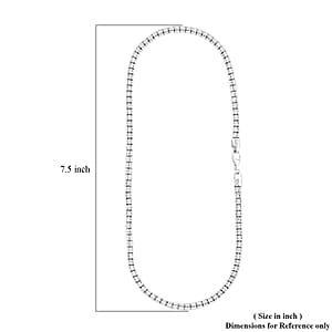 Italian Rhodium Over Sterling Silver Diamond-Cut Ice Round Chain 5 Row Necklace 18 Inches 31.8 Grams