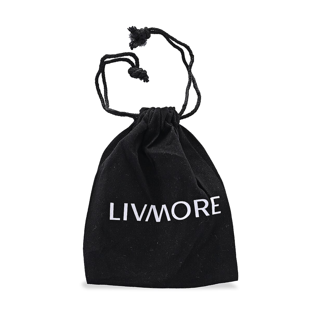 Livmore Black Paw Print Shungite Round Charm for Dogs image number 5