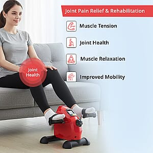 Livmore Red Under Desk Bike Pedal Exercising Machine