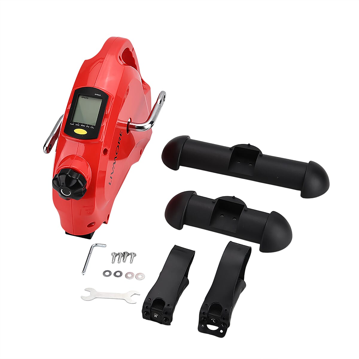 Livmore Red Electronic Counting Step Machine (Control Panel - Scan, Speed, Odo, Rpm, Dist, Cal) image number 4