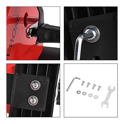 Livmore Red Under Desk Bike Pedal Exercising Machine