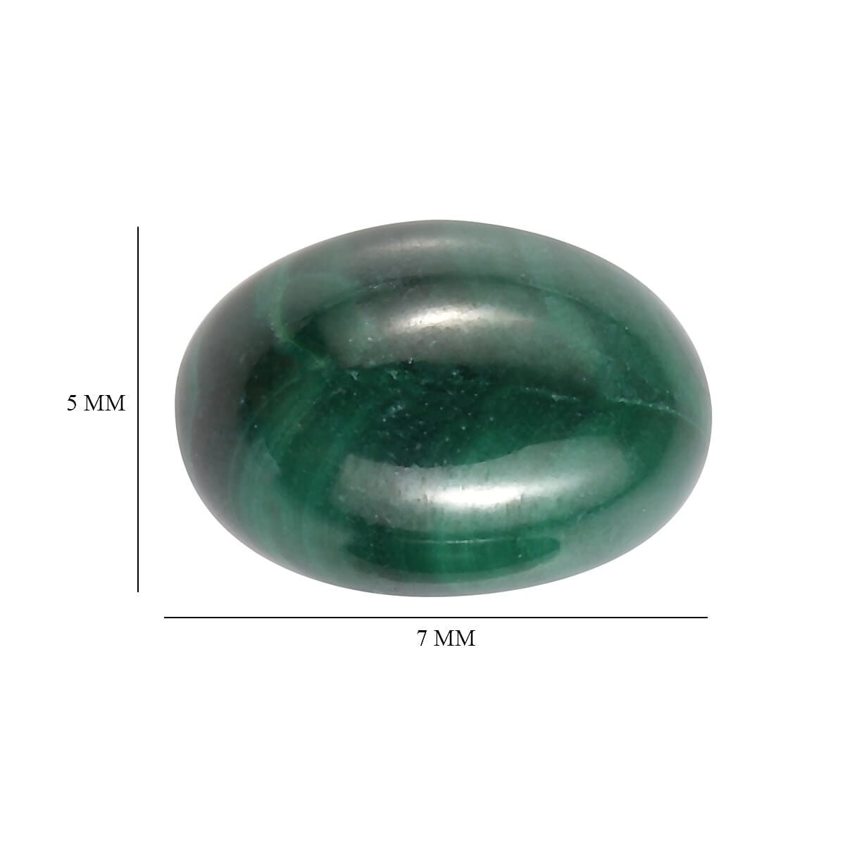 African Malachite Set of 2 (Ovl 7x5 mm) 1.63 ctw Loose Gemstone